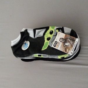 Star Wars  The Mandalorian No Show Socks Size L (3-9) 8 pairs